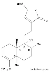 Molecular Structure of 115783-35-2 (15,16-Dihydro-15-Methoxy-16-oxohardwickiic acid)
